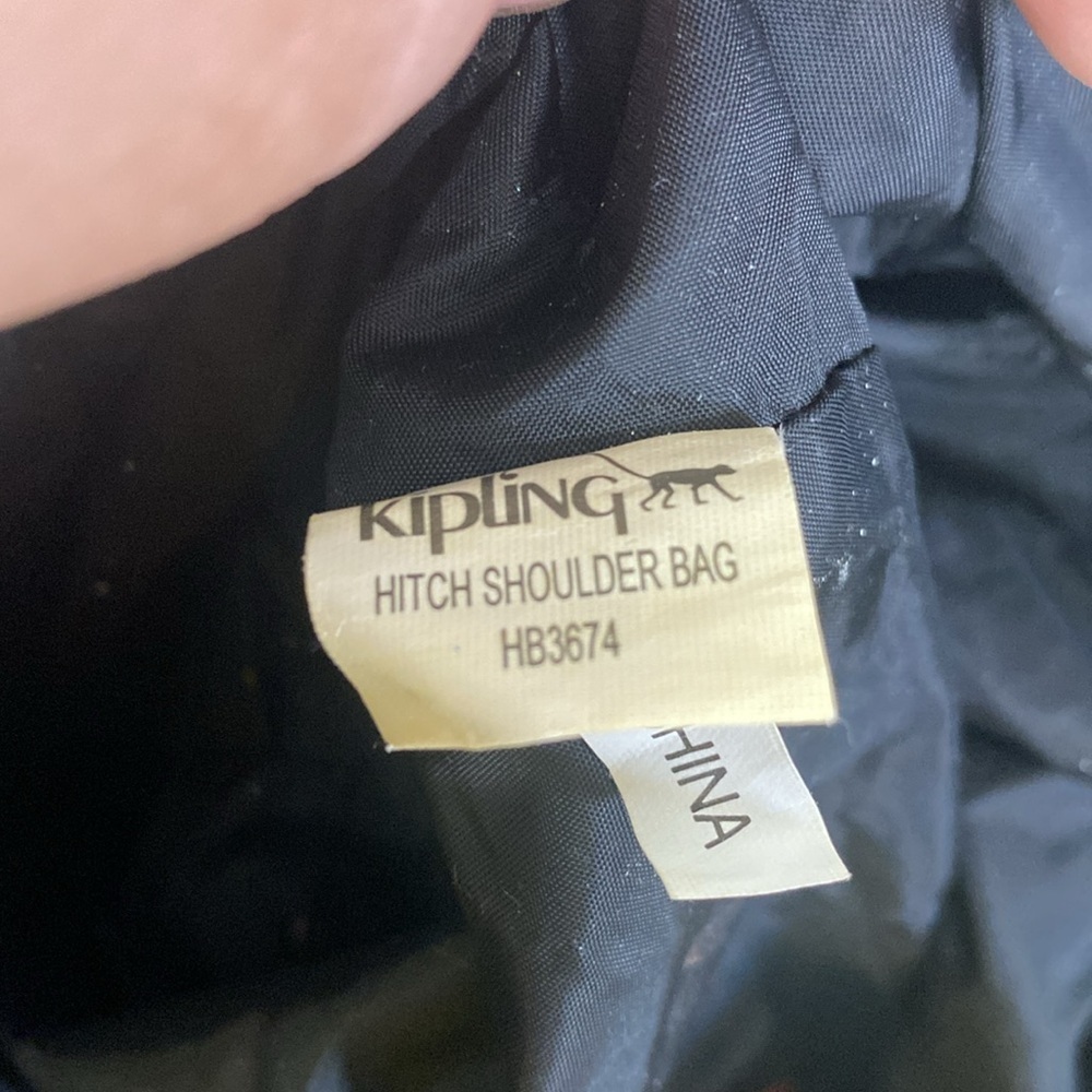 KIPLING Hitch Black Large Shoulder Bag - Picture 7 of 13